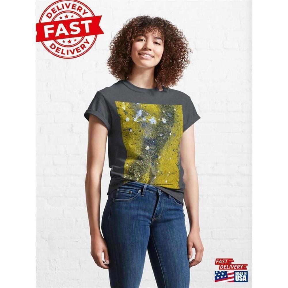 Black And Yellow Sports Anthem Style Bold Typography T-Shirt